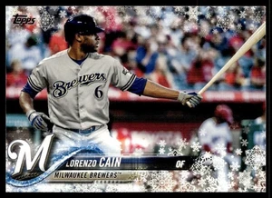 2018 Topps Holiday Lorenzo Cain #161 - Picture 1 of 2
