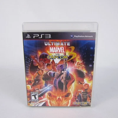 Ultimate Marvel vs. Capcom 3 (PlayStation 3, 2011) Complete Tested Working - Image 1 of 4