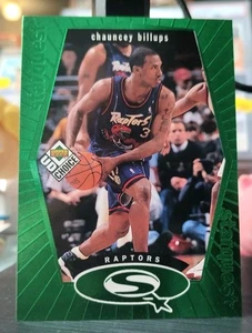 1998-99 UD Choice Starquest Green SQ26 Chauncey Billups NBA Toronto Raptors - Picture 1 of 1