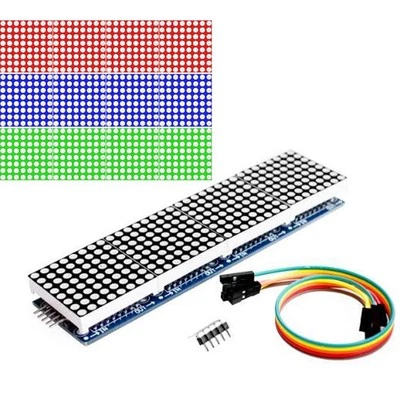 8x32 Dot Matrix Single Blaulicht MCU Steuerung LED Display Modul für Pi - Bild 1 von 4