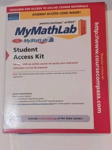 MyMathLab My Math Lab 2006 Student Access Code Kit includes MyStatLab - Imagen 1 de 3