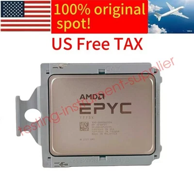 AMD epyc Milan-X 7773x CPU server 64 cores 2.2 GHz 225w-280w 768mb l3 3d v-cache - Image 1 of 4