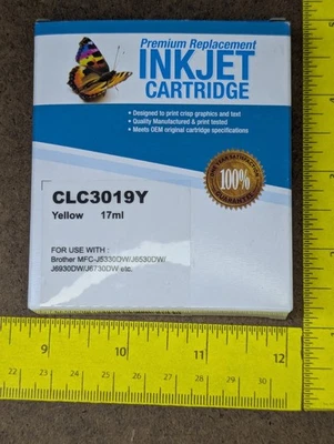 Premium Replacement  InkJet Cartridge CLC3019Y YELLOW For Brother Printer Family - Image 1 of 3