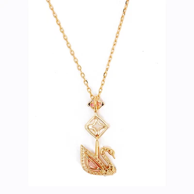 Novo acessório pingente colar cisne rosa Swarovski 5473024 ​ - Imagem 1 de 4