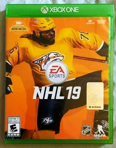 NHL 19 - Microsoft Xbox One GAME AND CASE L1KE NEW NO MANUAL - Picture 1 of 4