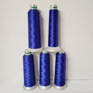 5 Spools Cones 1767 Madeira Polyneon Poly Embroidery Thread #40 5000 Dtex 135x2 - Picture 1 of 7
