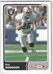 2003 Topps Total #29 Rod Woodson Oakland Raiders HOF Purdue - Foto 1 di 1