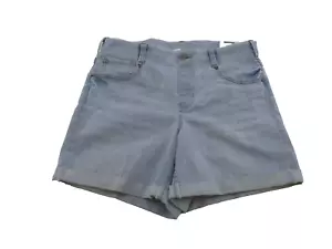 NEW Women's Time and Tru Pull On Relaxed Fit Stretch Shorts-Small (4-6) LtWash - Picture 1 of 8