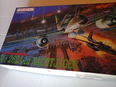 ME 262A-1A NACHTJAGER +PHOTOETCHED PARTS 1/48 SCALE MODEL DRAGON  - Immagine 1 di 3