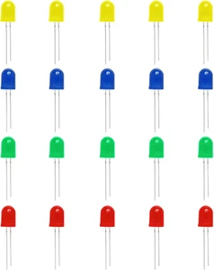 10Mm LED Emitting Diodes Light Lamp Diffused F10 round Led for Arduino (Pack of - Picture 1 of 12