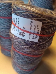 Wolle Naturspinnerei, Upcycling, Strick-Häkelgarn Merino Color Burbullas Roxas - Bild 1 von 3