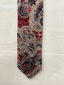 Harve Bernard by Bernard Holtzman Paisley Silk 4x58 Tie - Picture 1 of 3