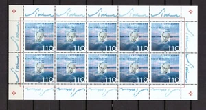 AM0565) GERMANY 2000 Mi 2132 MNH FULL MINI SHEET ERNST WIECHERT, BLOCK OF TEN - Picture 1 of 1
