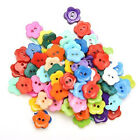 3X(100 Pcs/lot Plastic Buttons Sewing DIY Craft decals for Children Plum flower 