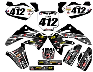 2003-2013 CR 85 PODIUM Black Senge Graphics Kit Compatible with Honda - Picture 1 of 10