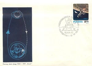 BB002 Poland FDC 1970 Luna 16 space mission - Picture 1 of 2