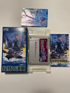 USED TEITOKU NO KETSUDAN Super Famicom Nintendo 1056 sf - Picture 1 of 16