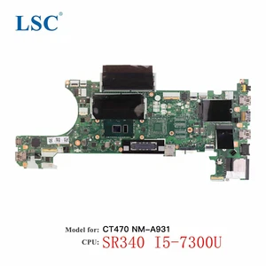 For Lenovo Thinkpad T470 Motherboard CT470 NM-A931 I5-7300U UMA 01HX648 01AX969 - Picture 1 of 4