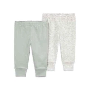 Carter's 12 Months Child of Mine Baby Girl Pants, 2 Pack - Picture 1 of 6