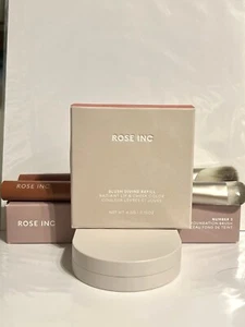 ROSE INC The Cream Color Lip & Cheek Set ~ Limited Edition NIB C 2 Full Brushes - Picture 1 of 4