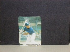 Rickey Henderson New York Yankees Photos by Rob Broder #13 Batting Oddball NM