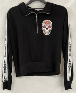 No Boundaries Damen Teens Schwarz Polyester Jacke Größe XS - Bild 1 von 12