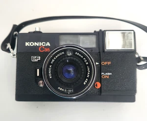 Konica C35 EF Point & Shoot 35mm Compact Film Camera Japan Untested - Picture 1 of 12