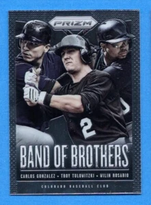 Panini Prizm Band of Brothers 2013 #BB7 Carlos González/Troy Tulowitzki/Rosario - Imagen 1 de 1