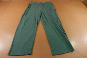 Moka Womens Size XL Hunter Green Pocketed Pull On Straight Leg Casual Pants NWT - Picture 1 of 10