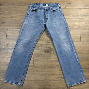 Vintage Levis 501XX Button fly Faded Mid Wash Jeans Men’s 34x30 (32x31) EUC - Picture 1 of 12