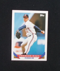 MLB 1993 Topps Baseballkarte #730 Charles Nagy - Cleveland Indians - Bild 1 von 2