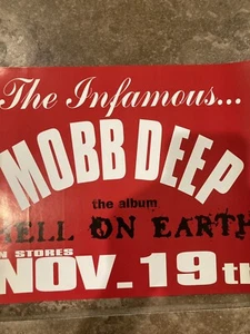 Mobb Deep Hell On Earth PROMO Sticker 1990s OG/RARE - Picture 1 of 3