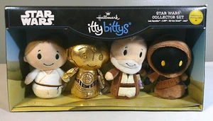 Hallmark Itty Bittys Star Wars Collector Set Luke C-3PO Jawa Obi-Wan Plush Dolls - Picture 1 of 3