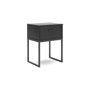Signature Design by Ashley Socalle 1 Drawer Nightstand, Black - Picture 1 of 6