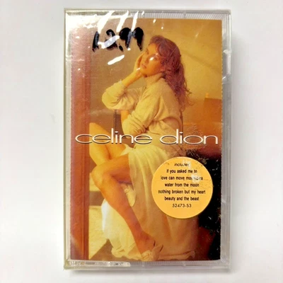 Celine Dion - 1992 Self-Titled Cassette - Mint, SEALED w/Hype Sticker - Image 1 of 3