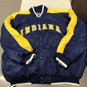 G-III by Carl Banks Vintage NBA Indiana Pacers Embroidered Satin Jacket Size XXL - Bild 1 von 12