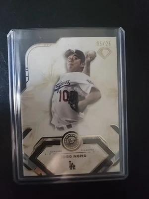 2025 Diamond Icons Hideo Nomo /25 Genuine Diamond - Image 1 of 2