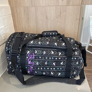 Dakine EQ Sports Bag 51L Duffle Striped Tribal Aztec Native Print Gym Carry On - Picture 1 of 10