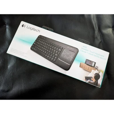 Logitech Wireless Touch Keyboard K400 Built in Trackpad for PC TV NEW - Image 1 of 3