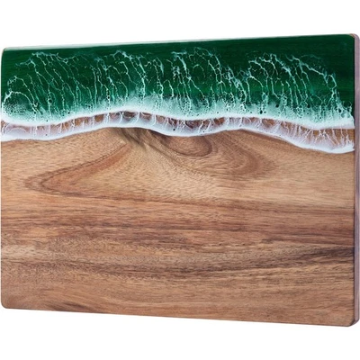 Tábua de corte de resina, tábua de corte feita à mão para frutas, queijos, carne, legumes... - Imagem 1 de 4