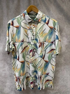 Polo Walter Hagen Aerógrafo Pájaro | Hombre Pequeño | Blanco | Estampado Clubhouse - Imagen 1 de 2