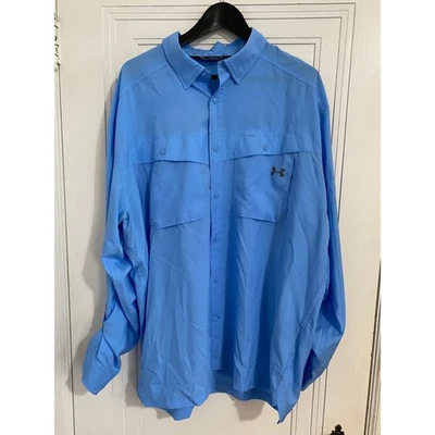 Рубашка мужская Under Armour на пуговицах размер XXL - Изображение 1 из 4