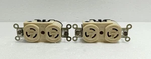 Lot of 2 Hubbell 4700-I P-2003 Twist-Lock Duplex Receptacle NEMA L5-15R 15A 125V - Picture 1 of 6