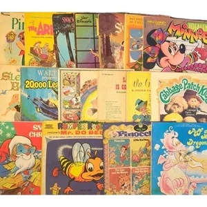 Walt Disney's Vinyl Lot Plus More Children's Kids 18 Total Records - Picture 1 of 21