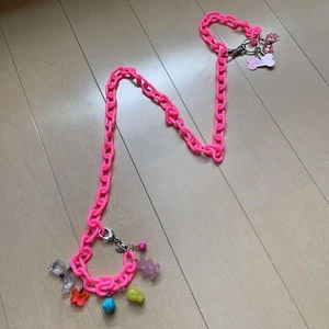 TARINA TARANTINO PET Stylisches Halsband & Leine S Pop Rosa Farbe Bettelband Bär - Bild 1 von 12