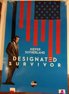 Poster promozionale designato Survivor ABC TV 27x40 Kiefer Sutherland ottimo - Foto 1 di 7