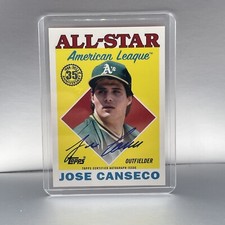 JOSE CANSECO 2023 TOPPS UPDATE SERIES '88 TOPPS ALL-STAR AUTO #88ASA-JCA A's