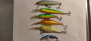 Lot Of 6pcs Rapala Lure - Picture 1 of 5