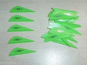 @NEW@ 100 VaneTec 2" HP Archery Arrow Vanes! Neon/Flo. Green arrows fletching - Picture 1 of 1