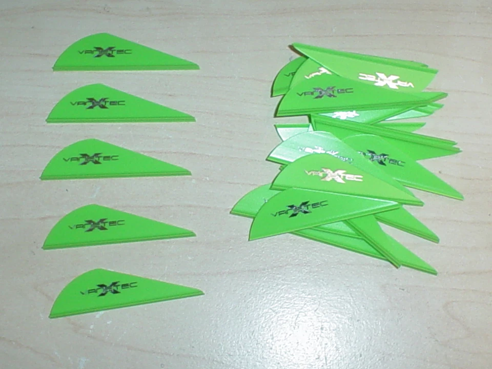 @NEW@ 100 VaneTec 2" HP Archery Arrow Vanes! Neon/Flo. Green  arrows fletching - Image 1 of 1